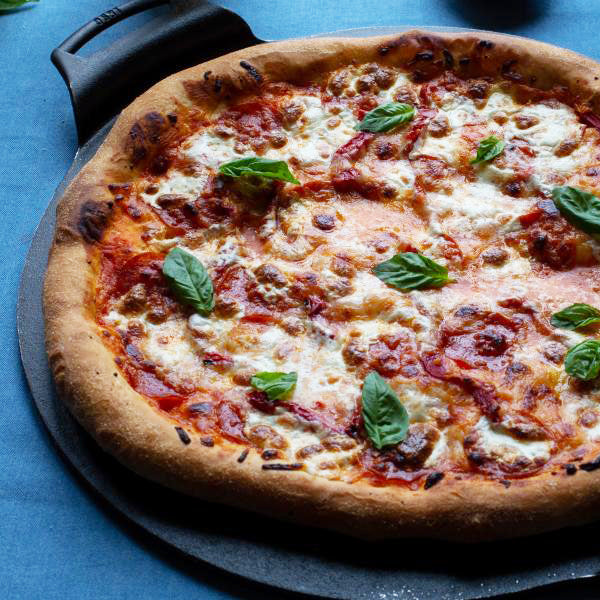 Pepperoni Roast Pepper & Basil Pizza