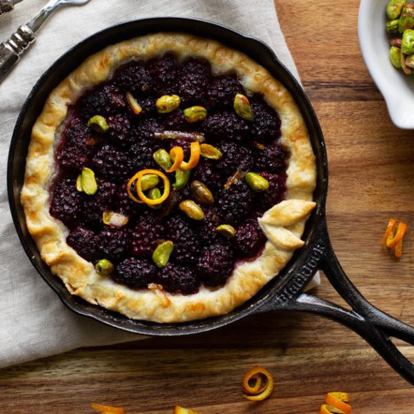 Blackberry Orange Tart for Two