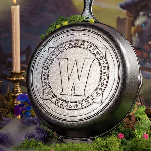 PRE-BOOK OFFER World   of   Warcraft   Skillet SHIPPING OUT WEEK OF APRIL 20TH - LODGE 10.25   Inch   Seasoned   Cast   Iron