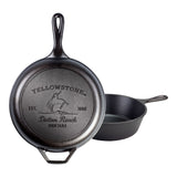 Yellowstone™ Seasoned Cast Iron Bucking Bronco Combo Cooker LCCYW