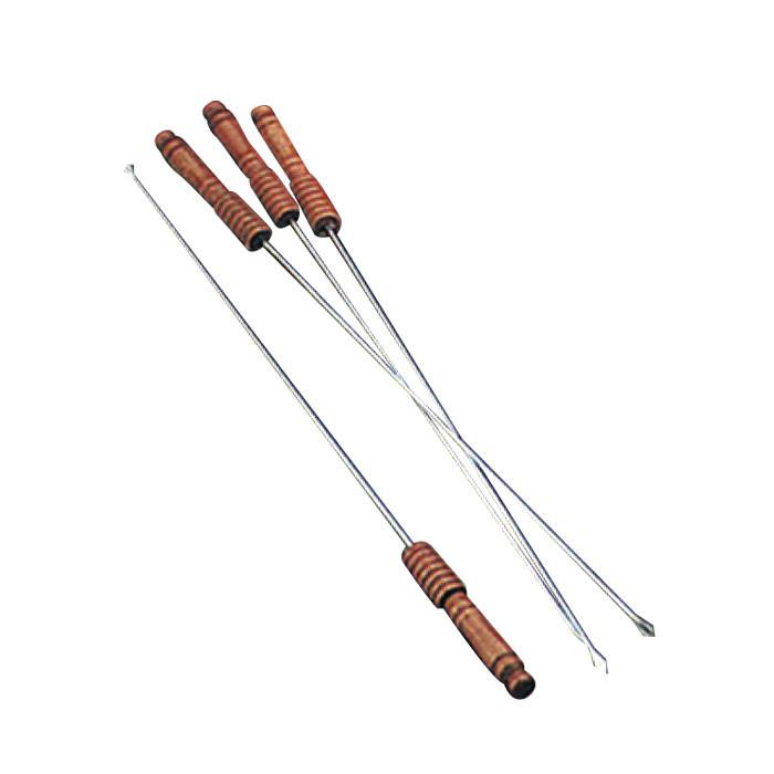 Wooden Handle BBQ Skewers by Metaltex