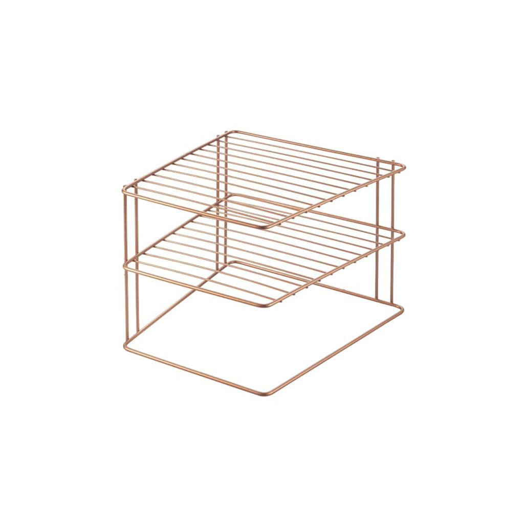 Palio Copper Space Saver Corner Rack by Metaltex