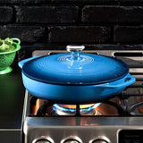 Enamel Covered Casserole 3.6 qt  (Blue) by Lodge