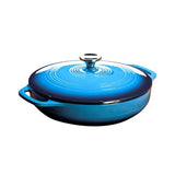 Enamel Covered Casserole 3.6 qt  (Blue) by Lodge