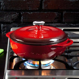 Enamel Dutch Oven 3 qt. (Red) by Lodge