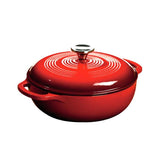 Enamel Dutch Oven 3 qt. (Red) by Lodge