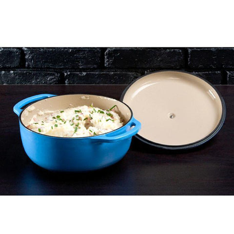 Enamel Dutch Oven 4.5 qt. (Blue) by Lodge