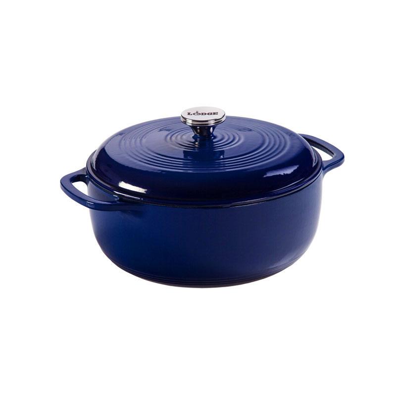 Enamel Dutch Oven 6 qt. (Indigo) by Lodge