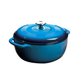 Enamel Dutch Oven 6 qt. (Blue) by Lodge