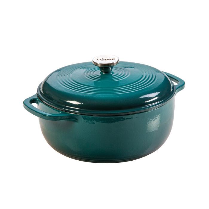 Enamel Dutch Oven 6 qt. (Lagoon) by Lodge