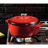 Enamel Dutch Oven 6 qt. (Red) by Lodge