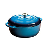 Enamel Dutch Oven 7.5 qt. (Blue) by Lodge