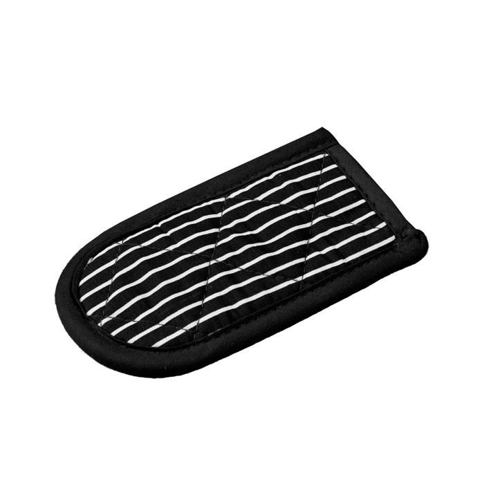 Hot Handle Holders, Black & White Stripe by Lodge