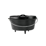 12 Inch / 8 Quart Deep Camp Dutch Oven, 5 inch depth by Lodge