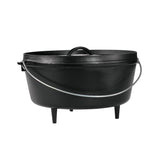 14 Inch / 10 Quart Deep Camp Dutch Oven, 5 inch depth by Lodge