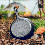 Wanderlust Series 8 Inch Cast Iron Tent Skillet - LIMITED EDITION