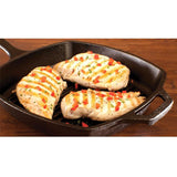 Square Cast Iron Grill Pan 10.5 Inch by LODGE