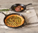 CHEF COLLECTION 2 PIECE SET 10" and 12" skillet