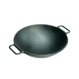 Cast Iron Wok, with Loop Handles 14 Inch by Lodge L14WINT