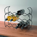 Wine Bar 12 Lava Bottle Rack by Metaltex